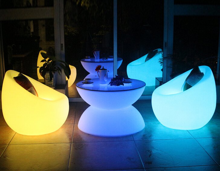 Fiber Optic Light Beanbag Chair  LED Light Beanbags for Sensory Rooms