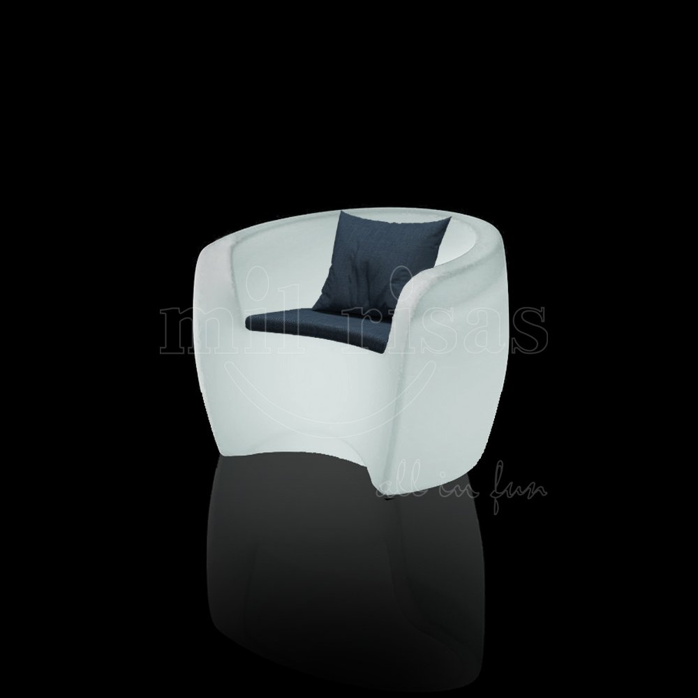 LED Light-up Plastic Light Armchair