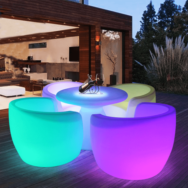 LED Lighting Dining Table Large