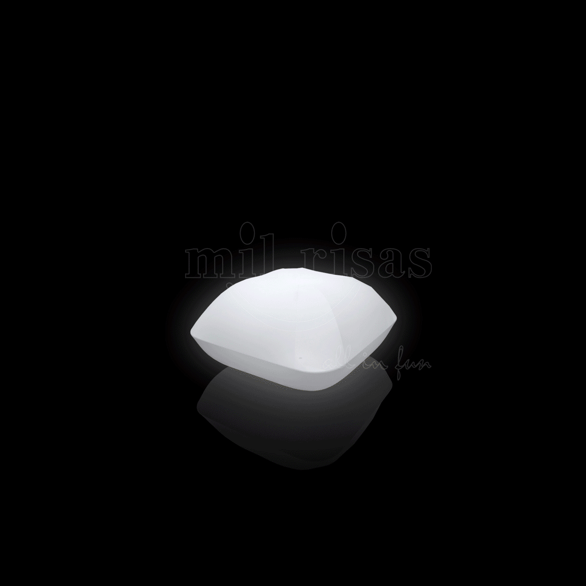 LED Pillow Stool with Color-Changing Lights, Creating a Vibrant Atmosphere