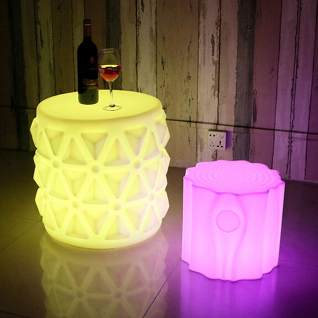 LED Pineapple Stool Bar Stool