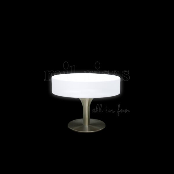 Round Illuminated LED Side Table 56cm LED Furniture Colorfuldeco