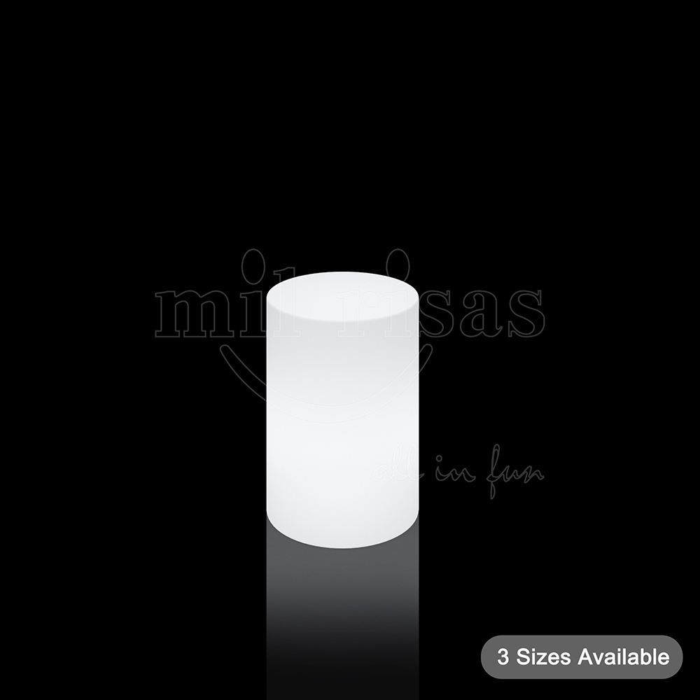 Round LED Lighted Table LED Furniture Colorfuldeco