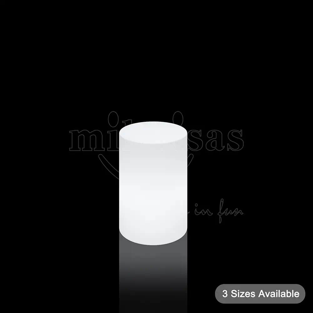Round LED Lighted Table LED Furniture Colorfuldeco