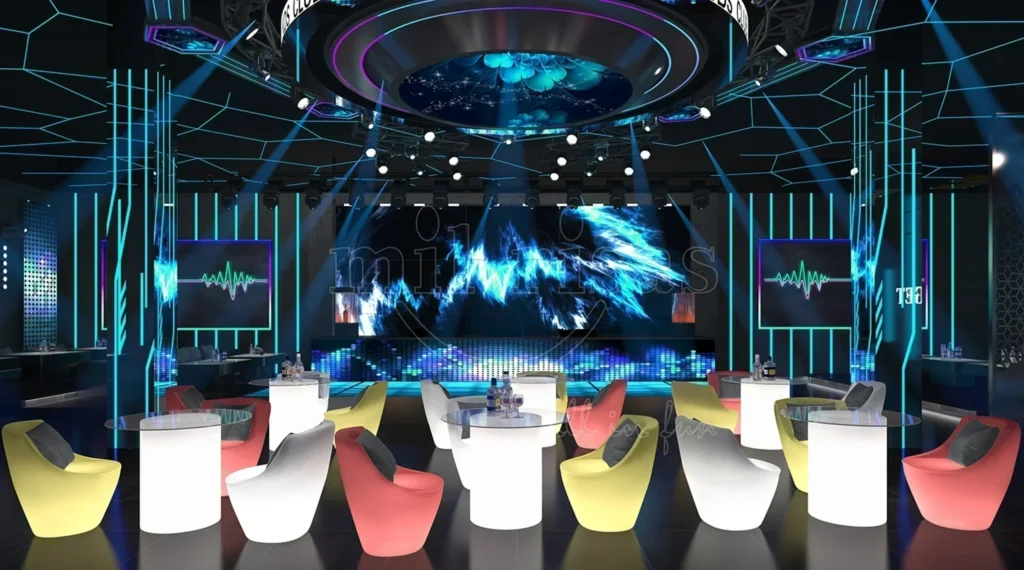 Set the Perfect Mood in Your Bar with the LED Color Changing Chair