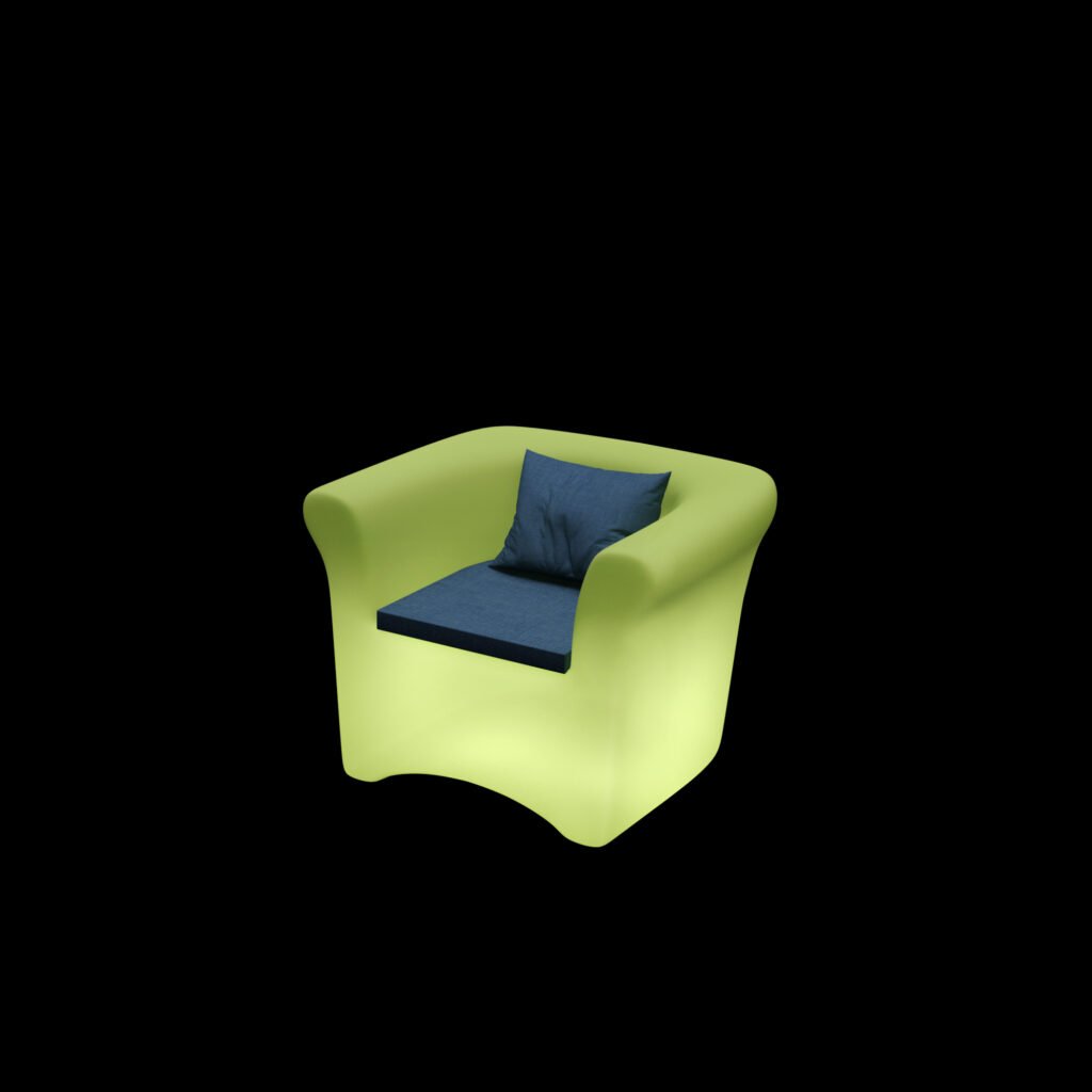 Single LED Couch with Light