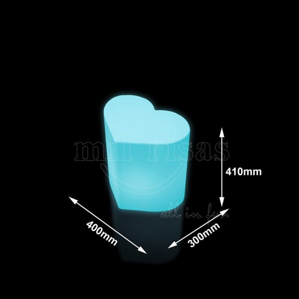 Heart Shaped Glow Stool - Image 2