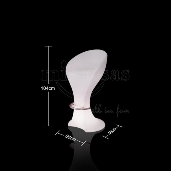Size of LED Light-up Bar Chair