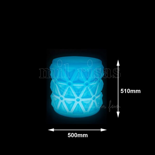 Size of LED Pineapple Stool Bar Stool