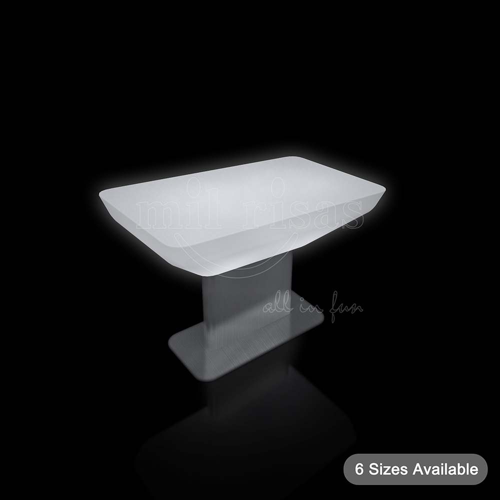 Small Light-up End Table LED Lighted Furniture Colorfuldeco