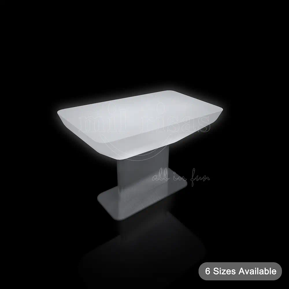 Small Light-up End Table LED Lighted Furniture Colorfuldeco