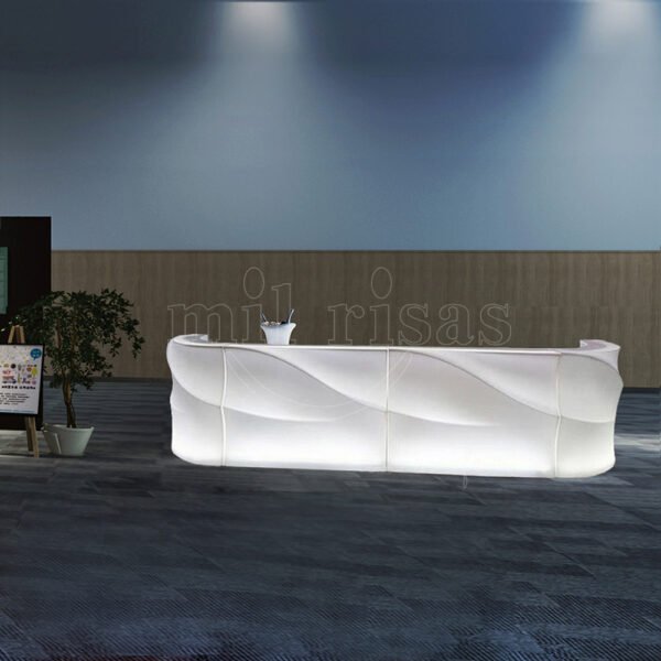 Wave LED Bar Counter Straight of combination 2