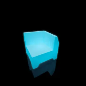 sofá seccional de esquina LED con luz 1