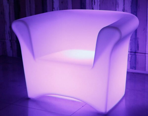 glowing couch