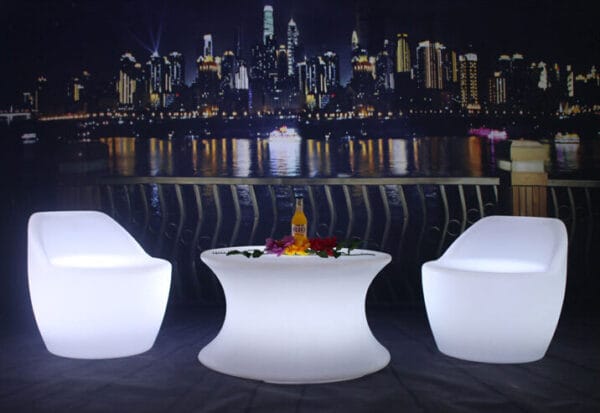 LED Party End Table | LED Furniture | Colorfuldeco