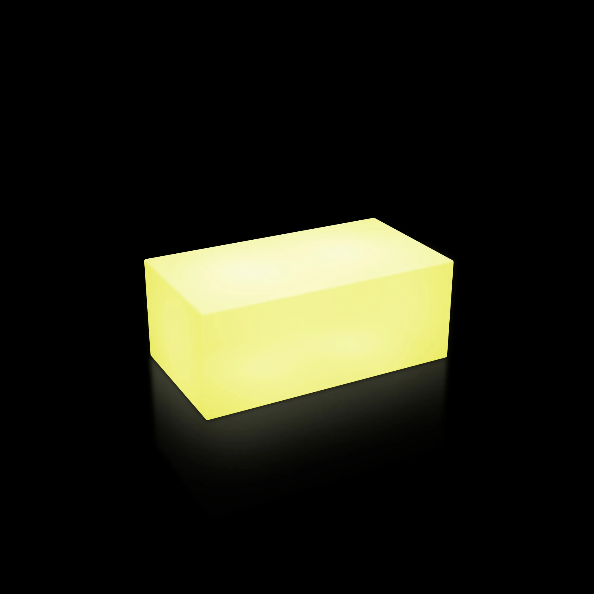 muebles de mesa de fiesta LED rectangulares