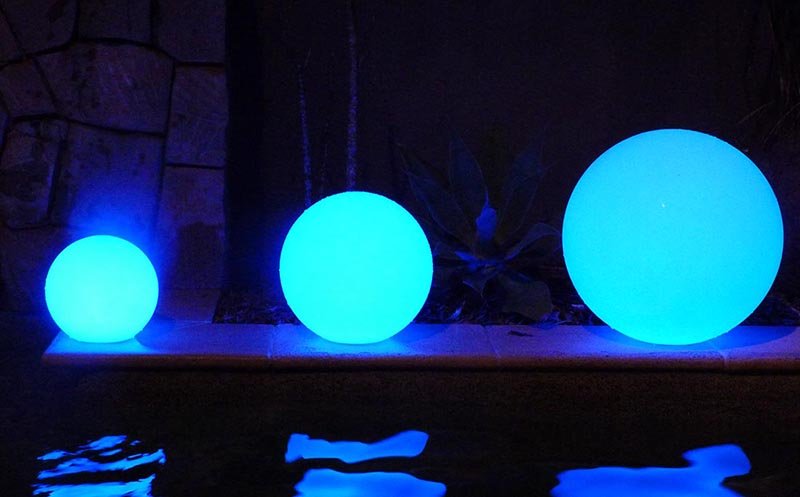 led sphere balls