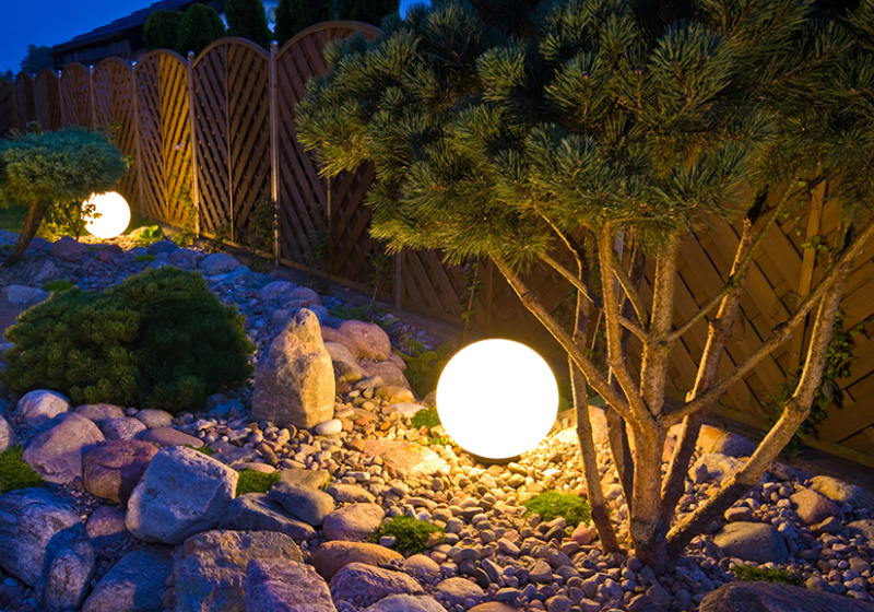 Éclairage d'Ambiance Lampe Boule Lumineuse LED de décor de jardin