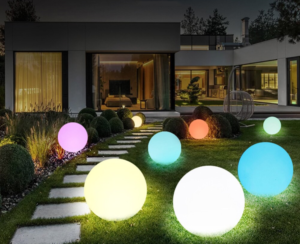 Light Up Your Garden of Magical Solar Ball Lights