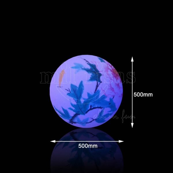 Size of Personalized LED Ball Lamp 50 cm