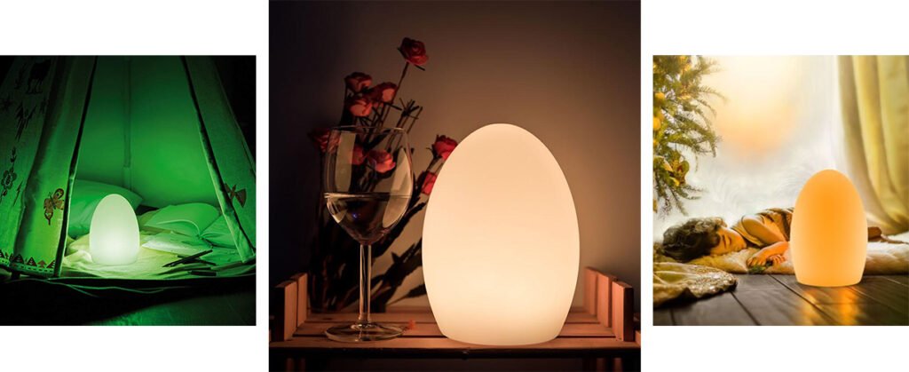 egg lights rechargeable