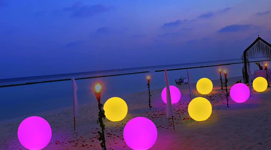 led ball lights outdoor