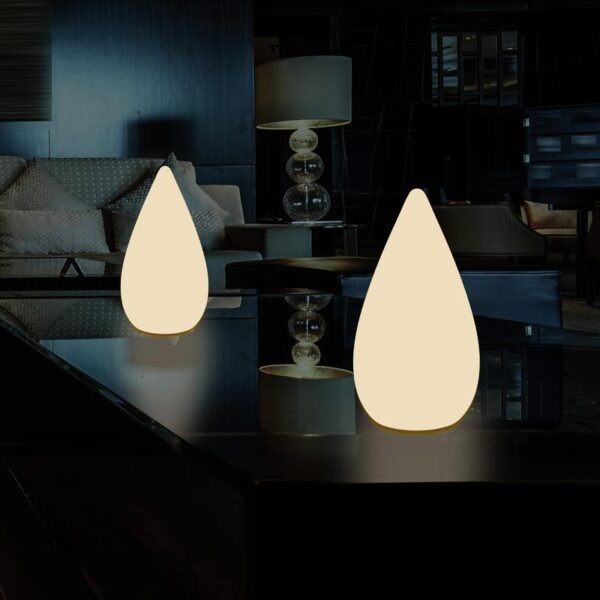 Indoor table tear drop lights