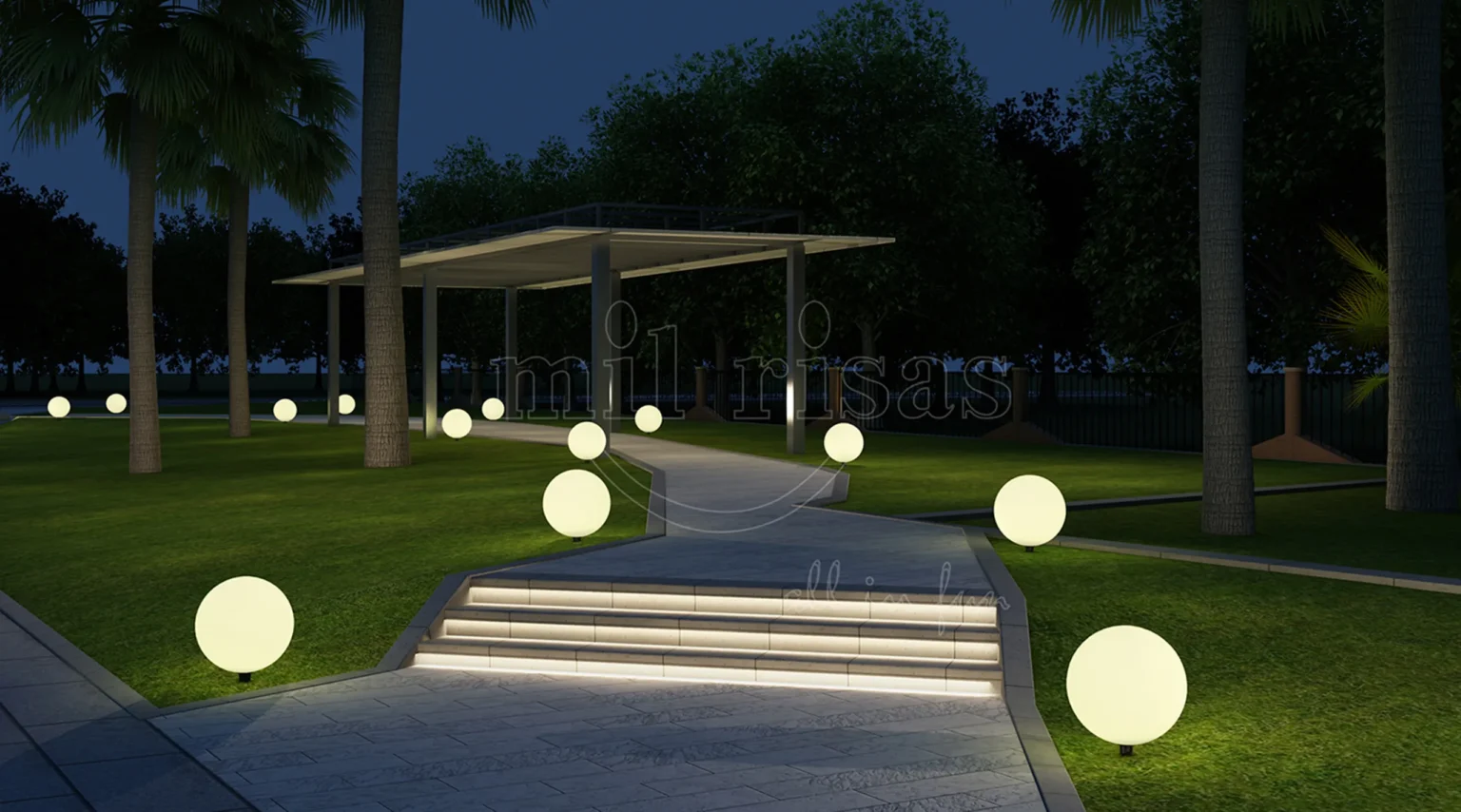 Outdoor Solar Light Balls 11