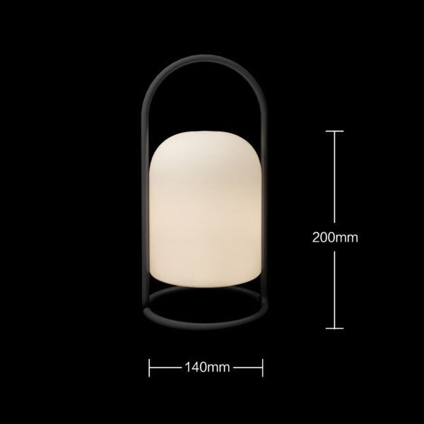 size of portable led luminaire