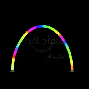 Rainbow Arch with RGB Lighting