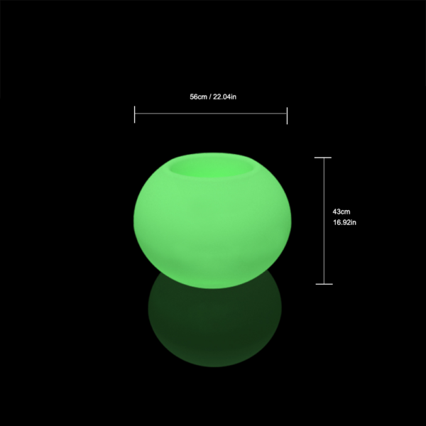 Size of Solar Powered Garden Pots