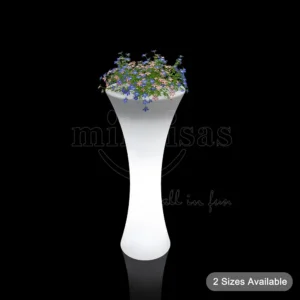 Slim Waist Lighted Flower Pots