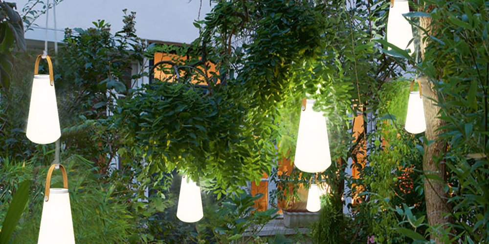 battery operated outdoor hanging lanterns