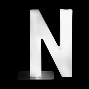 led illuminated letters N