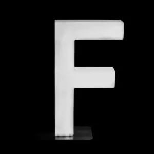 letras led luces F
