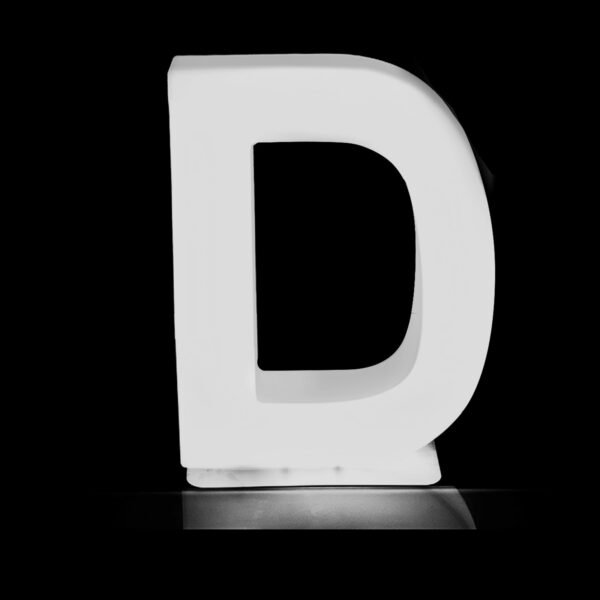 led light up letters D