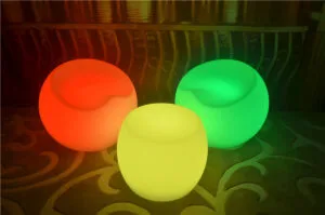 Silla de bola de manzana LED