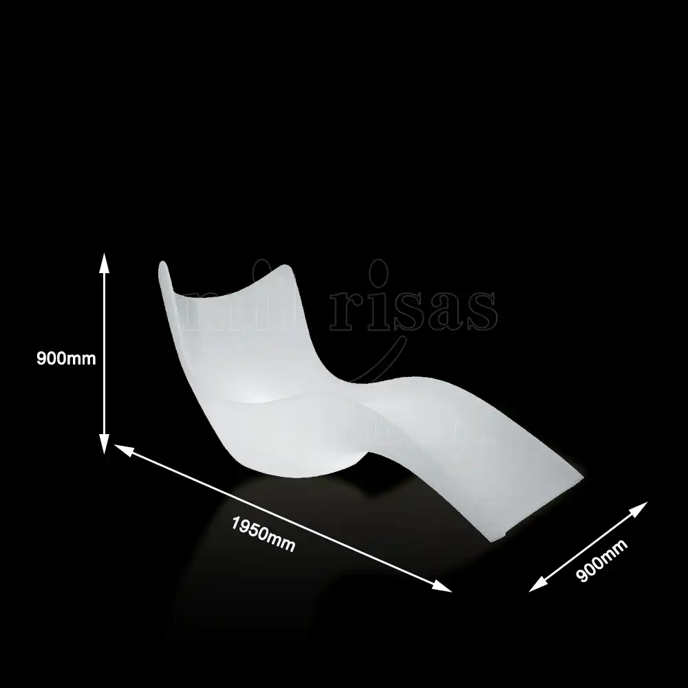 Surf Design LED Recliner Size Display