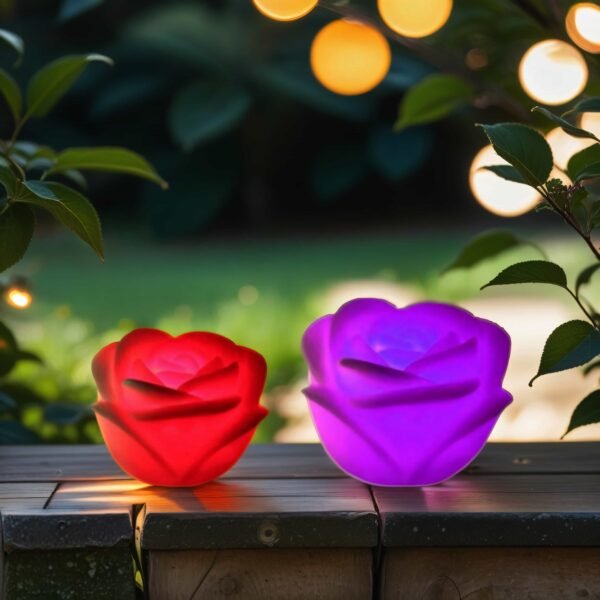 LED Rose Flower Light