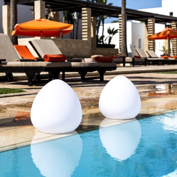 led portable lamp peach shape light for pool