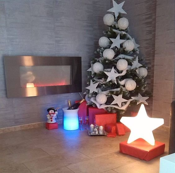 multicolor cordless led stars decor lamp