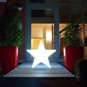 wireless outdoor star decor led rechargeable lights