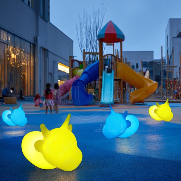 Add a Playful Glow to Your Outdoors with Calf-Shaped LED Night Lights