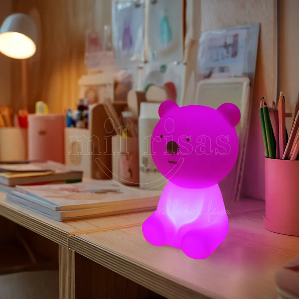 Creëer een gezellige studeerplek met de bureaulamp in de vorm van een beer voor kinderen