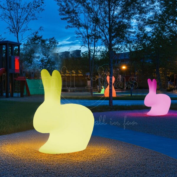 Illuminate Your Outdoors with Charming Bunny Lamps