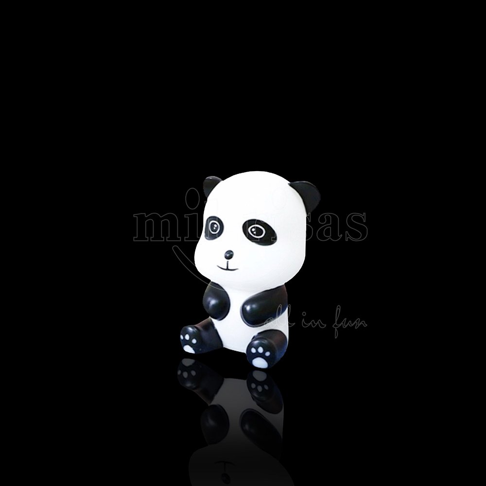 LED panda shape animal light with color changing decor lamp