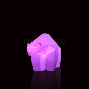 LED polar bear geometry animal shaped christmas lights