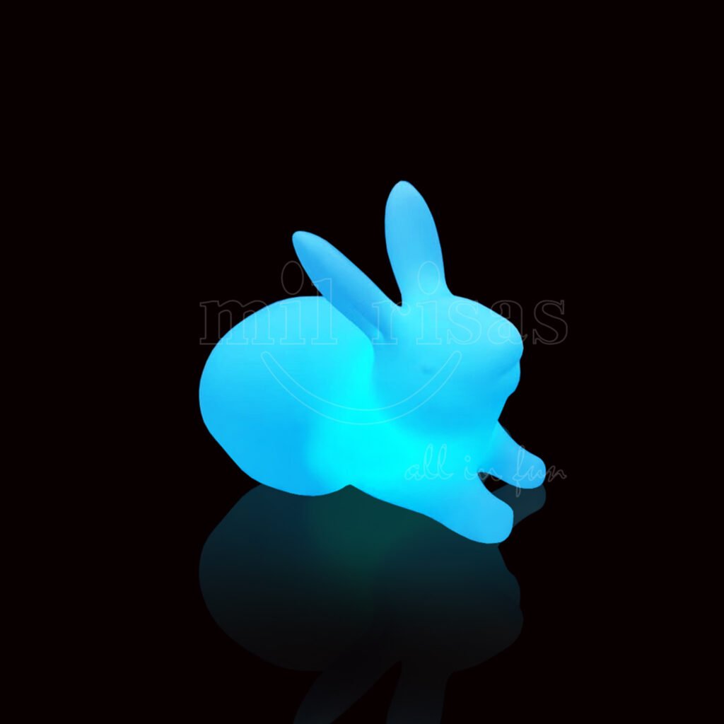 LED rabbit table lamp animal bases lights
