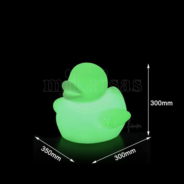 Grootte van de Duck Night Light LED-gloeilamp