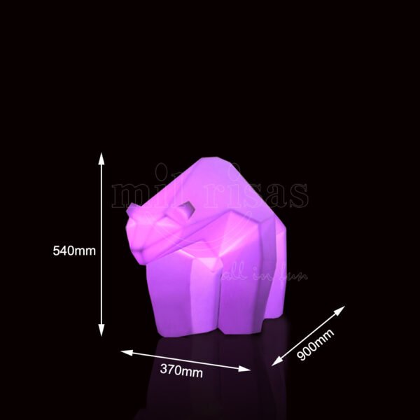 Size of LED Polar Bear Geometry Animal Shaped Christmas Lights